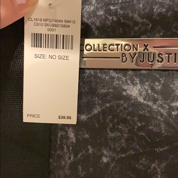 NWT Justice Tie Dye Stripe Backpack - Picture 4 of 4